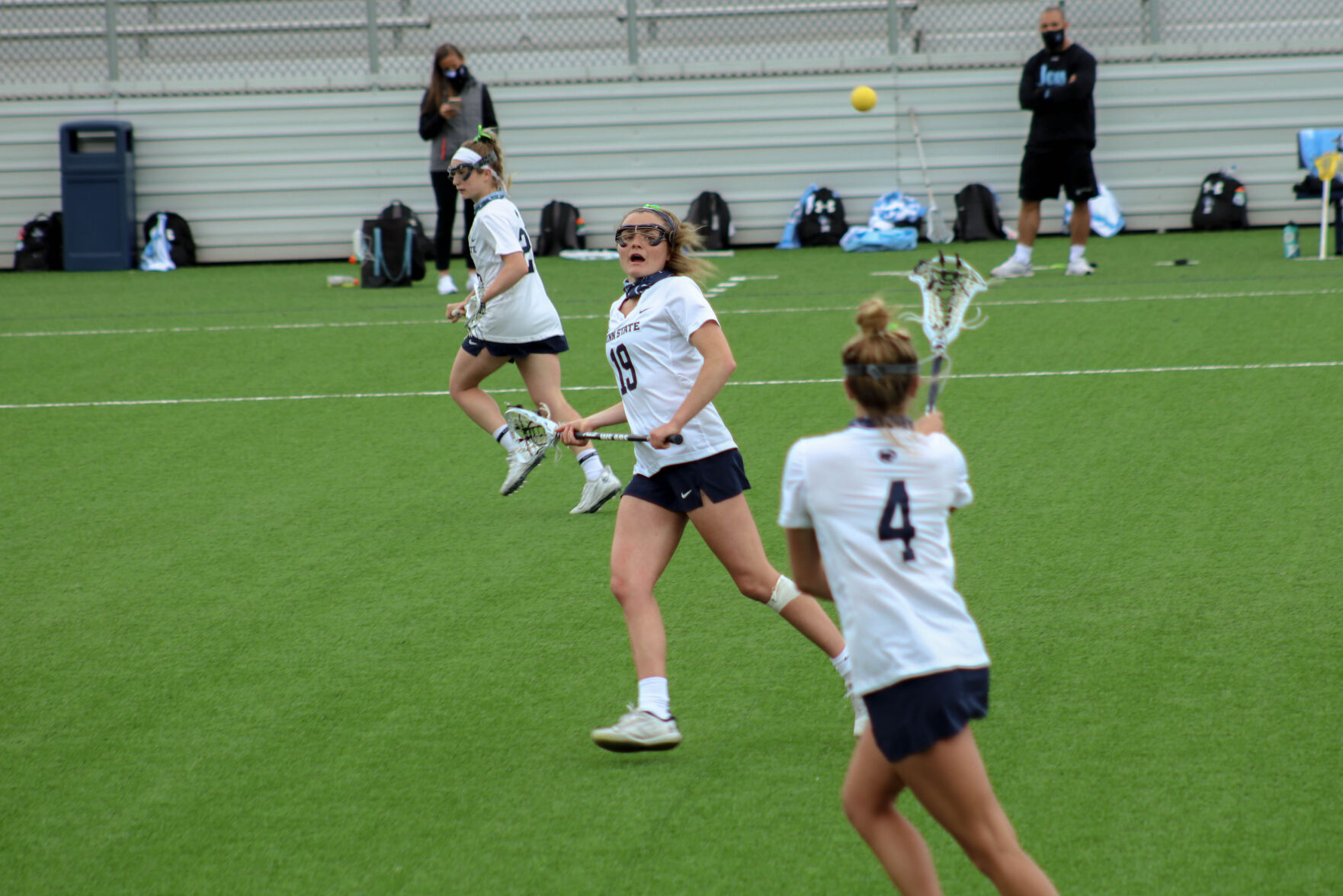 Women's Lacrosse vs Johns Hopkins, players